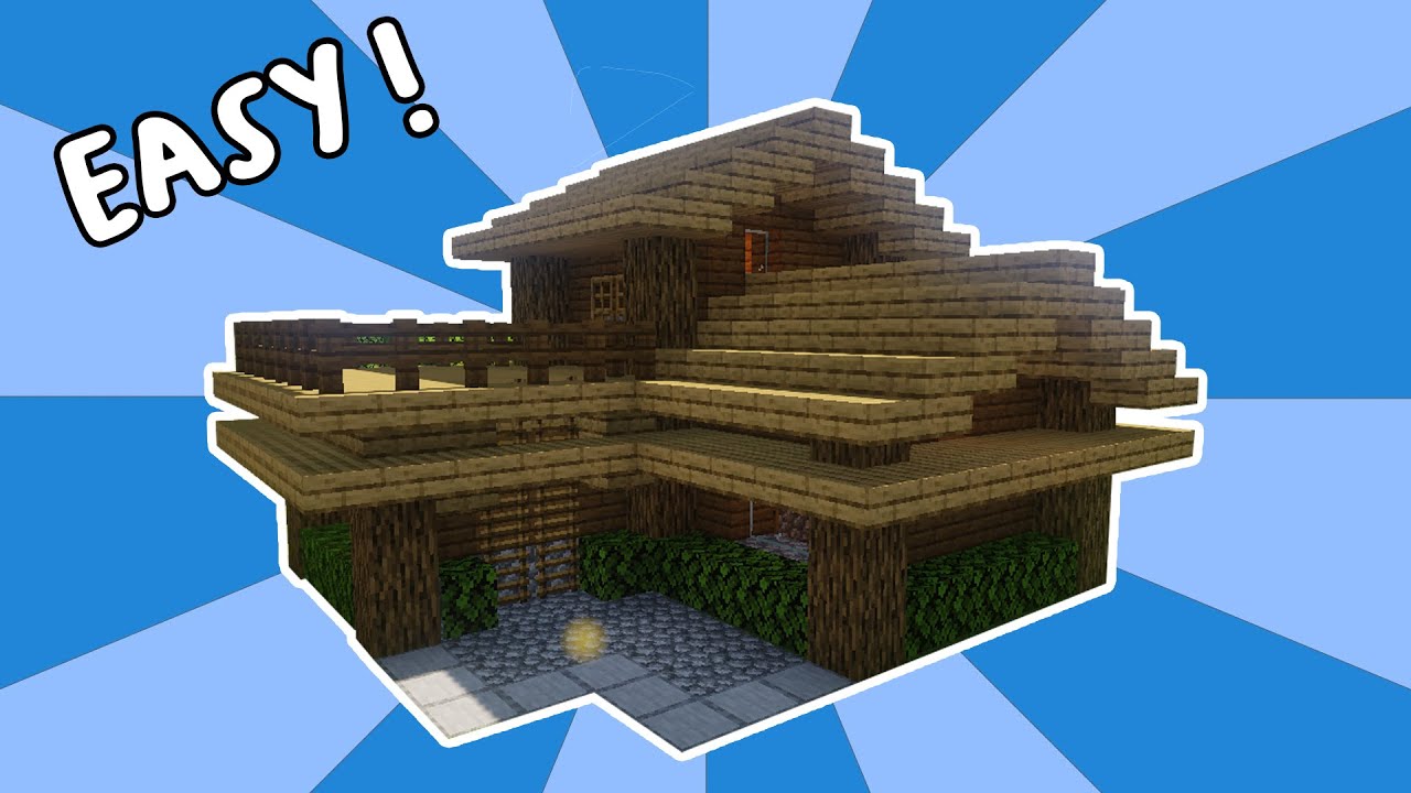 Minecraft: How To Build A Small Survival Starter House Tutorial (easy ...