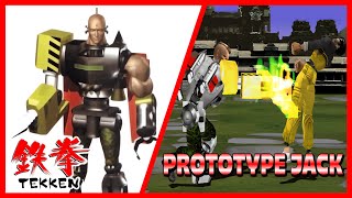 TEKKEN [PS1] Arcade Mode – Prototype Jack Gameplay [4K 60FPS]