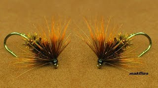 Fly Tying a CochyBonddu Wet Fly by Mak