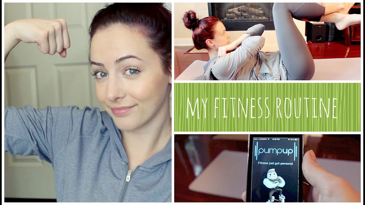 Get Fit With Me! My Fitness Routine Using PumpUp! | GettingPretty - YouTube
