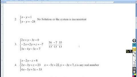 College Algebra: Solve Systems of Linear Equations With  The TI-89 Graphing Calculator