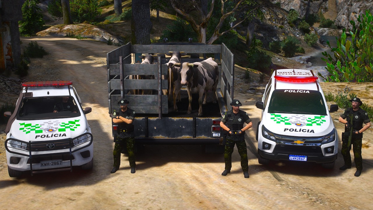 ВОР, УГНАВШИЙ СКОТ, АРЕСТОВАН ПОЛИЦИЕЙ ПО ОКРУЖАЮЩЕЙ СРЕДЕ | GTA 5