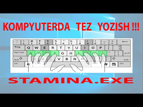 Video: Qanday Qilib Mustaqil Ravishda Kompyuter Klaviaturasida Tez Terishni O'rganish Kerak