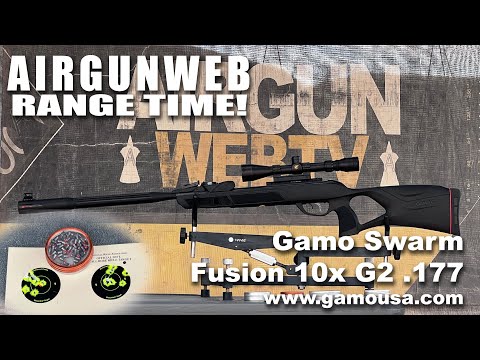 Gamo Swarm Fusion 10X GEN2 .177 Some Fun “Out of the Box” testing!