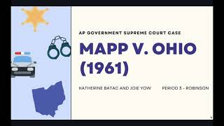 Mapp v. Ohio (1961)