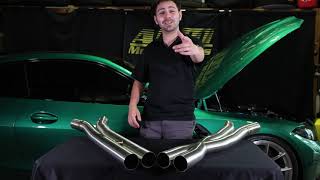 Arm S58 Midpipe Comparison -- X-Pipe Vs H-Pipe