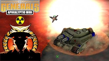 AURORA NUKE VS TANK ARMY - C&C Generals Zero Hour Apocalyptic 2.2