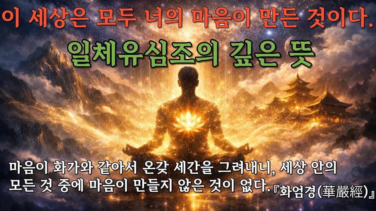 세상은 모두 당신의 마음이 만든 것 | 부처님 말씀
