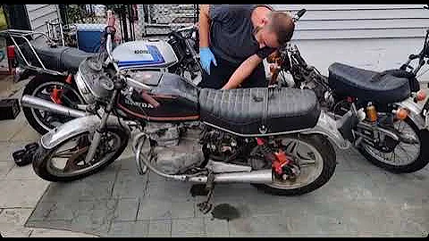 1979 Honda CB400T Hawk 2 motor running verification video for ebay part out
