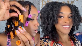 The Perfect Braid-Out/Perm Rod Set On Stretched Blowed Out Hair