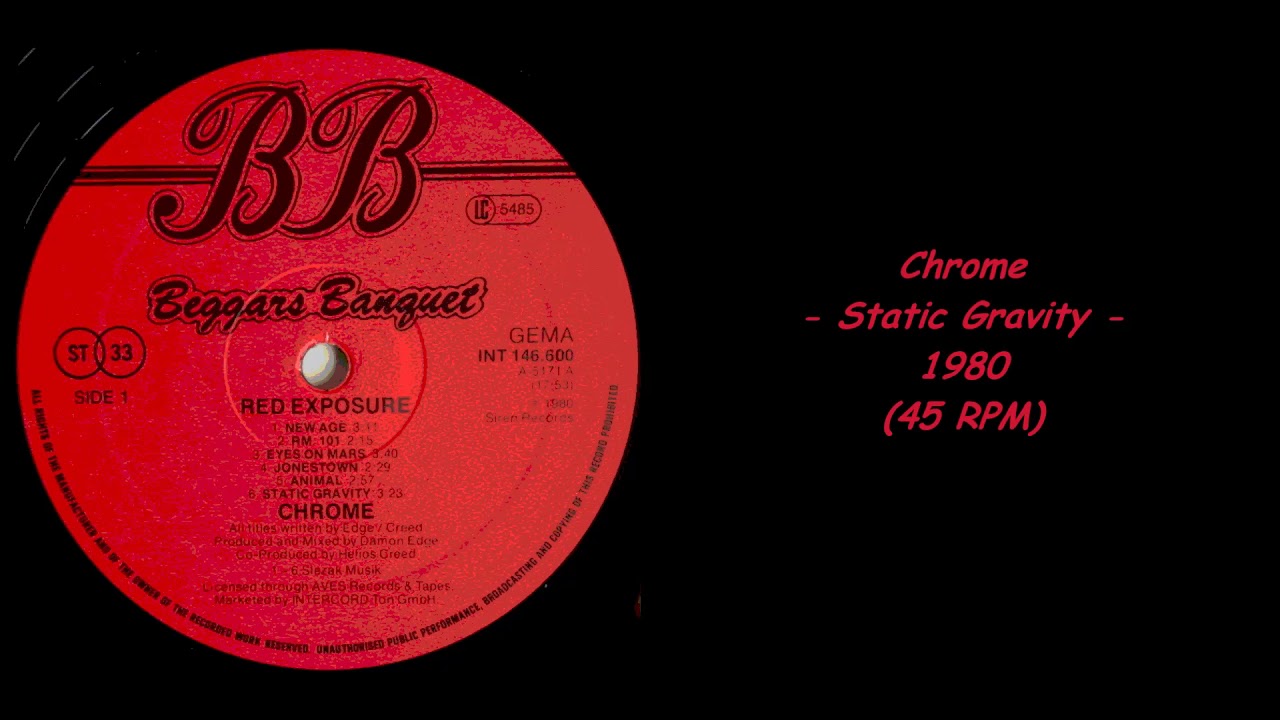 Chrome - Static Gravity - 1980 (45 RPM)