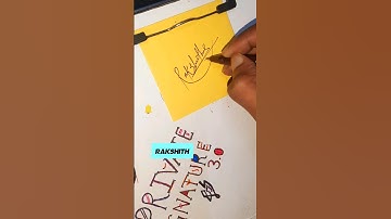 RAKSHITH Name Beautiful Signature Style | With Beautiful Autograph #youtubeshorts #ytshorts #viral