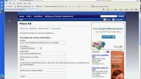 How To Post Free  classified ads - zugaadi