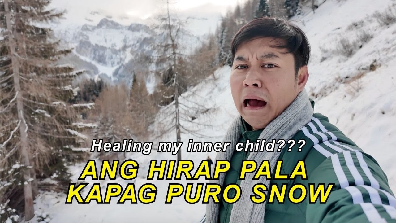 My First Snow Experience in the Mountain — Dolomites, Italy