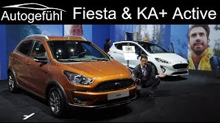 Ford Fiesta Active vs Ford KA+ Active comparison REVIEW - Autogefühl