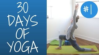 Day 1 - 30 Days Of Yoga - Ease & Flow (The Tribe Life)