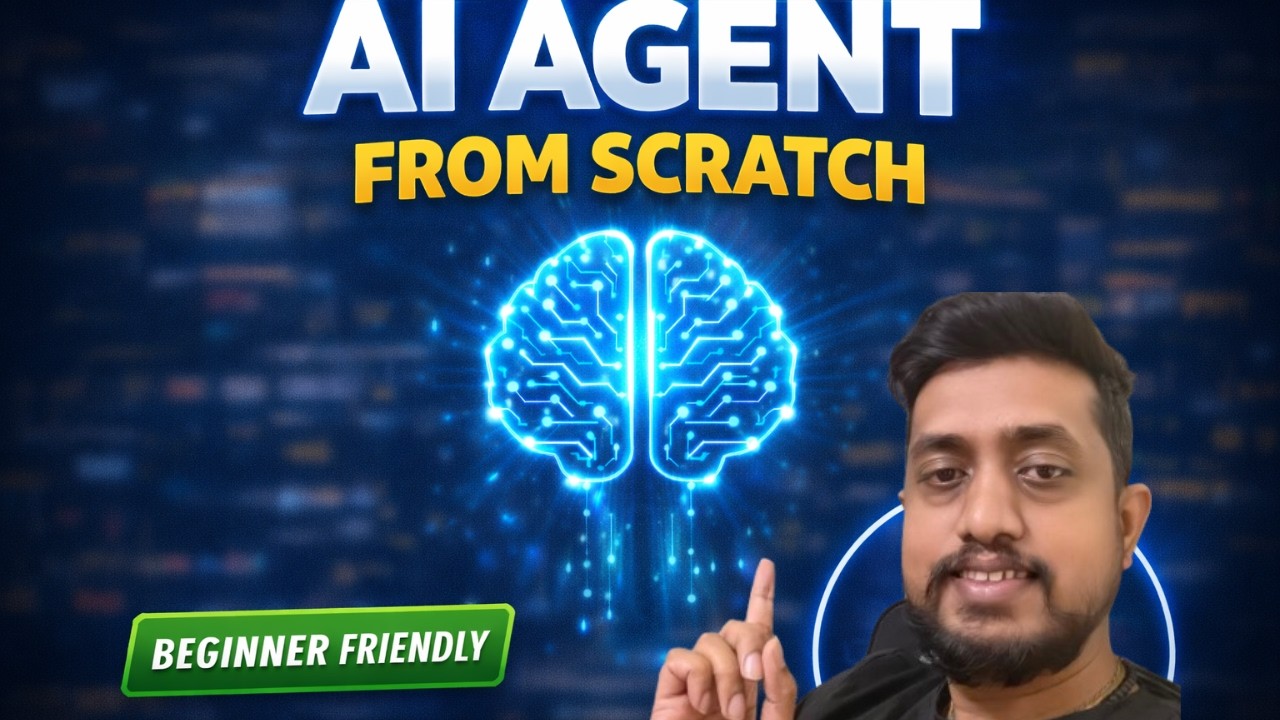 Build Your First AI Agent in Python (From Scratch) - YouTube