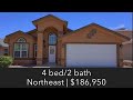 Affordable Home in Northeast El Paso Texas | $186,950
