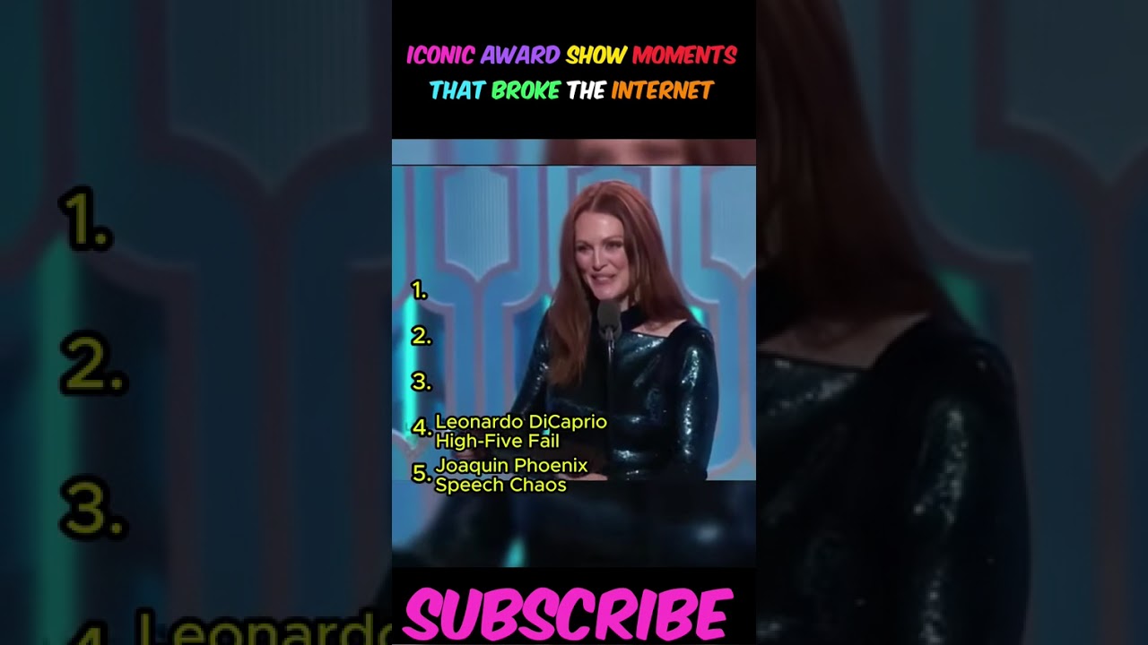 ICONIC Award Show Moments That BROKE The Internet #celebrities #stars
