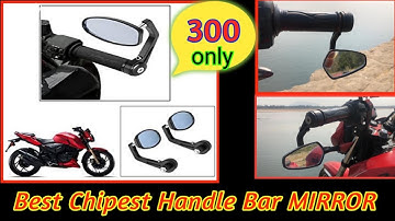🔥How to install bike Handle bar MIRROR 🔥On my apache 200 4V