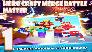 Hero Craft Merge Battle Master - Gameplay Walkthrough Part 1 (Android, iOS)