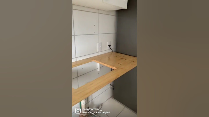 Antes e depois da nossa bancada de madeira.        #bancada #antesedepois #cozinha
