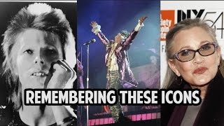 A tribute to celebrities who died in 2016 (updated)