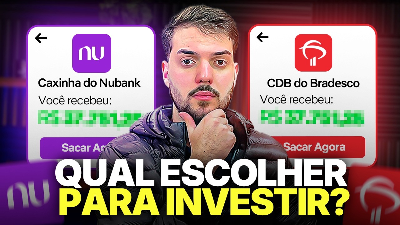INACREDITÁVEL! NUBANK vs BRADESCO! QUAL RENDE MAIS? (Investimentos)