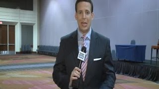 Whalen Landon TV Stand with Cube Organizer for Flat Panel Screen TV’s up to 45″, Rustic Brown NewsChannel 15's Joe Whelan with a report from Big Ten Media Day