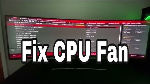 DIY: Resolving CPU Fan Error on Your Computer"