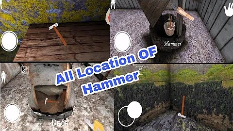 Granny 1.8 All Locations OF Hammer 2023 | How To Find Hammer IN Granny