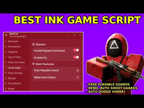 INK GAMES NEW SCRIPT UI - BYPASS NEW ANTICHEAT , FREE PLAYABLE GUARD (OP)