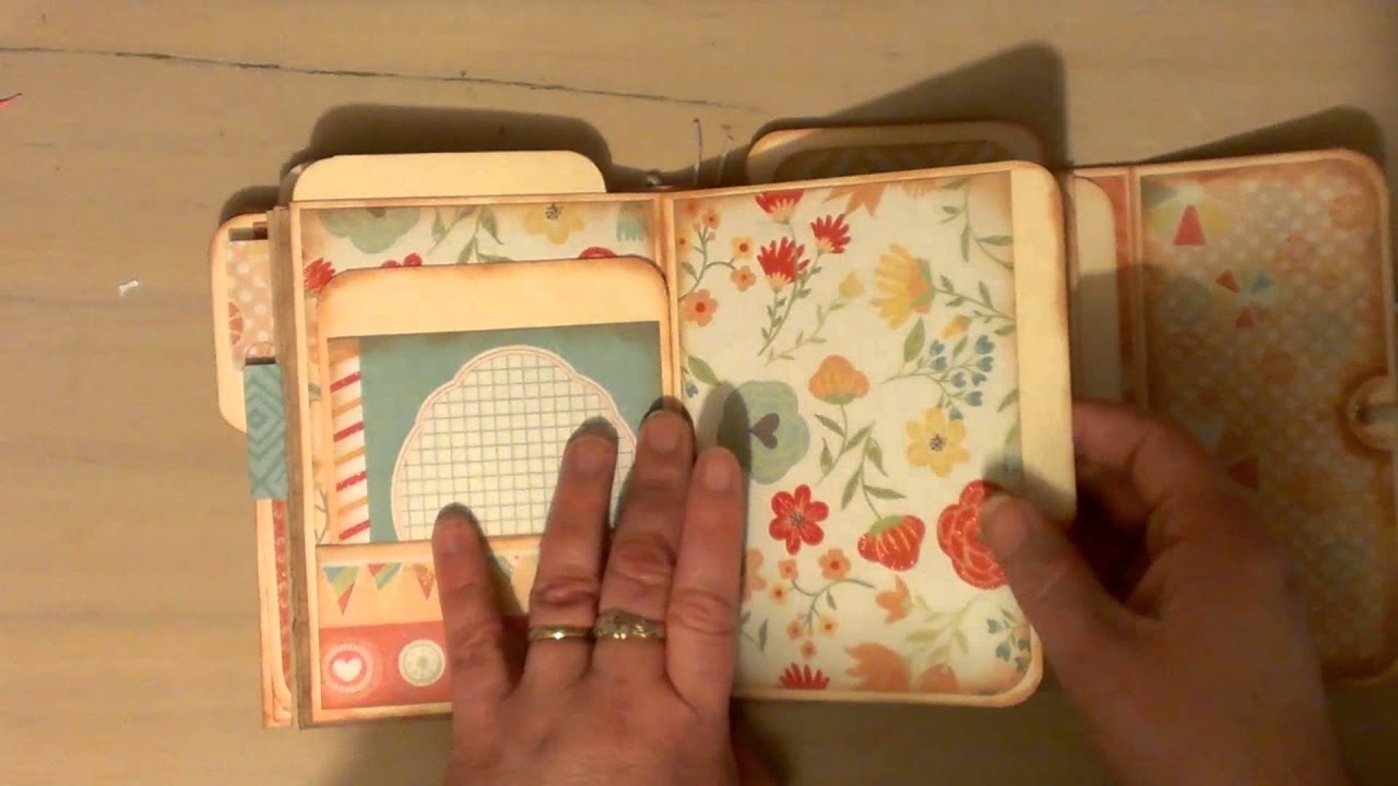 Final Part to mini file folder with a difference...YAY! - YouTube