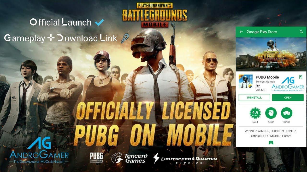 PUBG Mobile Android Game Official Launch! Gameplay + Download Link | AndroGamer