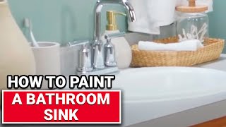 How To Paint A Bathroom Sink  Ace Hardware