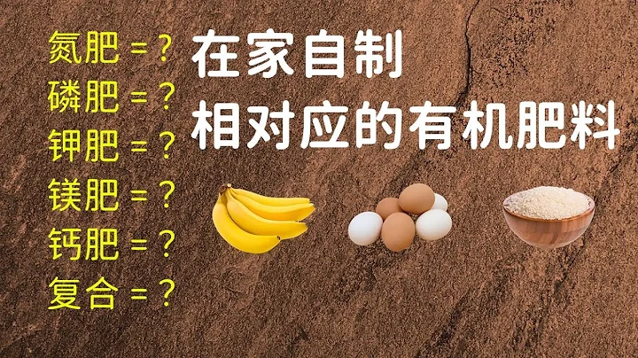 我是如何在家制作氮磷钾镁钙相对应的天然有机肥的，省下不少肥料钱 / Homemade organic fertilizer【种菜养花】 - 天天要闻