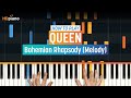 How to Play "Bohemian Rhapsody" by Queen (Melody) | HDpiano (Part 1) Piano Tutorial