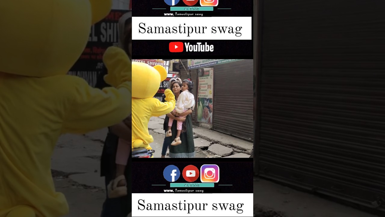 Teddy bear bike ride with public place 😱😱 