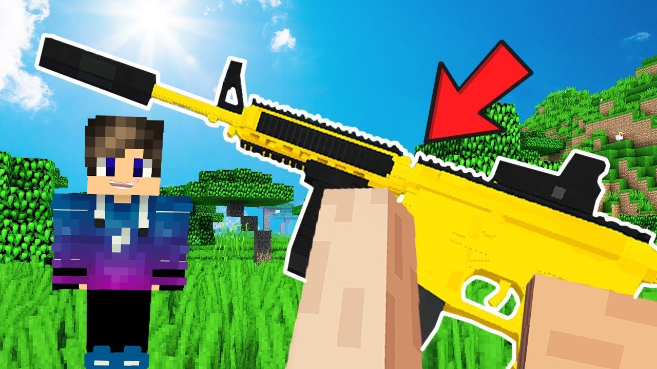 ماين كرافت : (تحديات اليوتيوبر) تجربة اسلاحة ببجي في ماين كرافت🤬 تخيلو قوي ولا لا 🙄!!#16