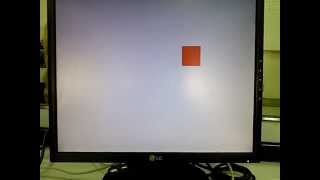 Switch-Controlled Rectangle Movement - Implemented using Altera DE1 FPGA Board - Low Speed
