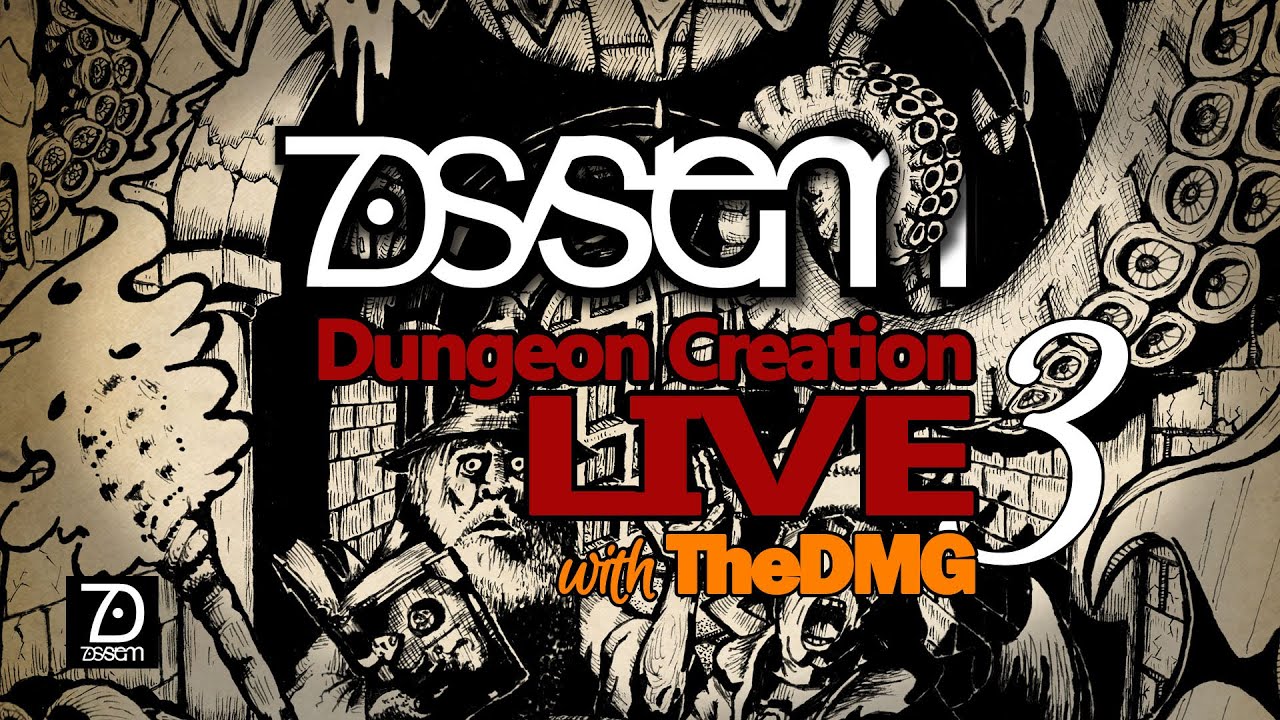 Rom Tiddle's Maze - Dungeon Creation Live 3 with TheDMG