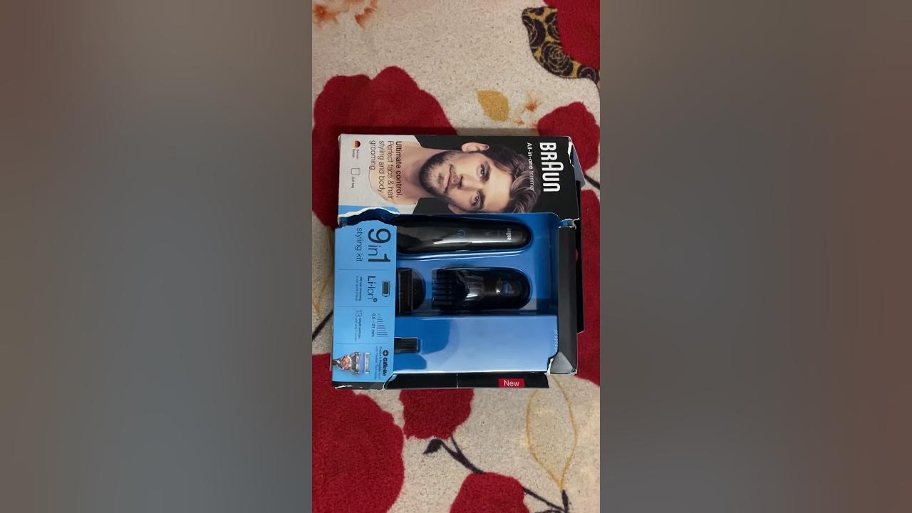 ماكينة حلاقة BRAUN TYPE 5544 unboxing - YouTube