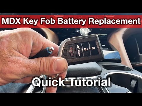 2022 – 2024 Acura MDX Remote Key Fob battery replacement