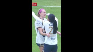 ¡Empata Pumas con Angelina Hix! ⚽️🔥 #tudn #shorts