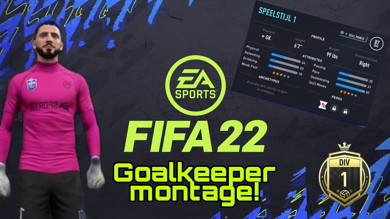 Fifa 22 Pro Clubs First Montage/HighLights Video Best Goalkeeper