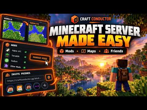 Minecraft Server Hosting Made Easy! | Craft Conductor Feature Tour