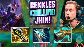 REKKLES CHILLING WITH JHIN! - KC Rekkles Plays Jhin ADC vs Samira! | Season 2022
