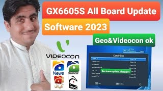 Gx6605s Update 2023@All Reciever Board|GEO Network Videocon 88e ok screenshot 2