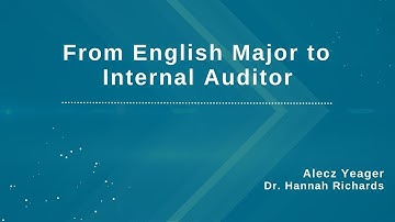 From English to Internal Auditor YouTube Video