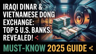 💰 Iraqi Dinar & Vietnamese Dong Exchange: Top 5 U.S. Banks Revealed! 🇮🇶🇻🇳 | Must-Know 2025 Guide ✅